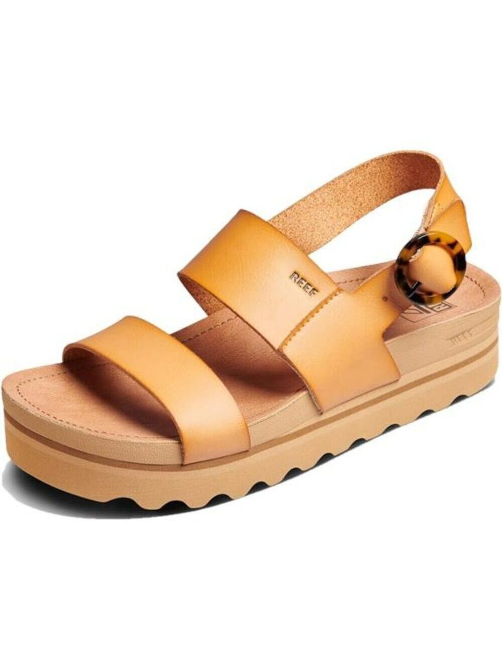 Womens Platform Slide Sandals Vegan Leather Arch Support Cushioned Footbed